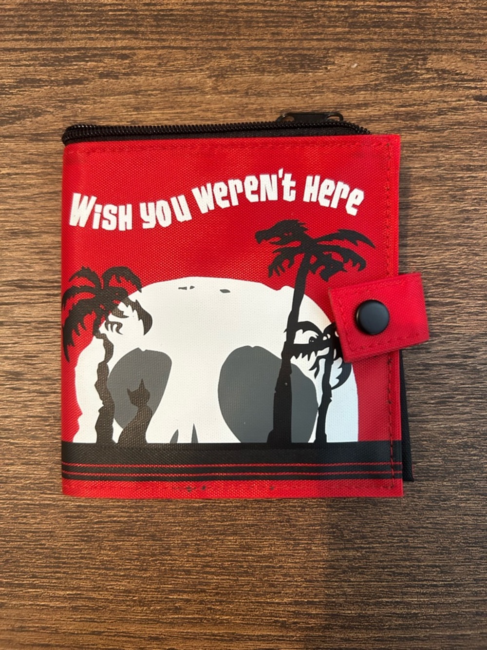 Deadstock Vintage 2002 Emily the Strange ‘Wish You Weren't Here'  Wallet